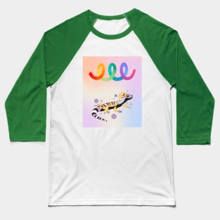 Enby Lizard Baseball T-Shirt